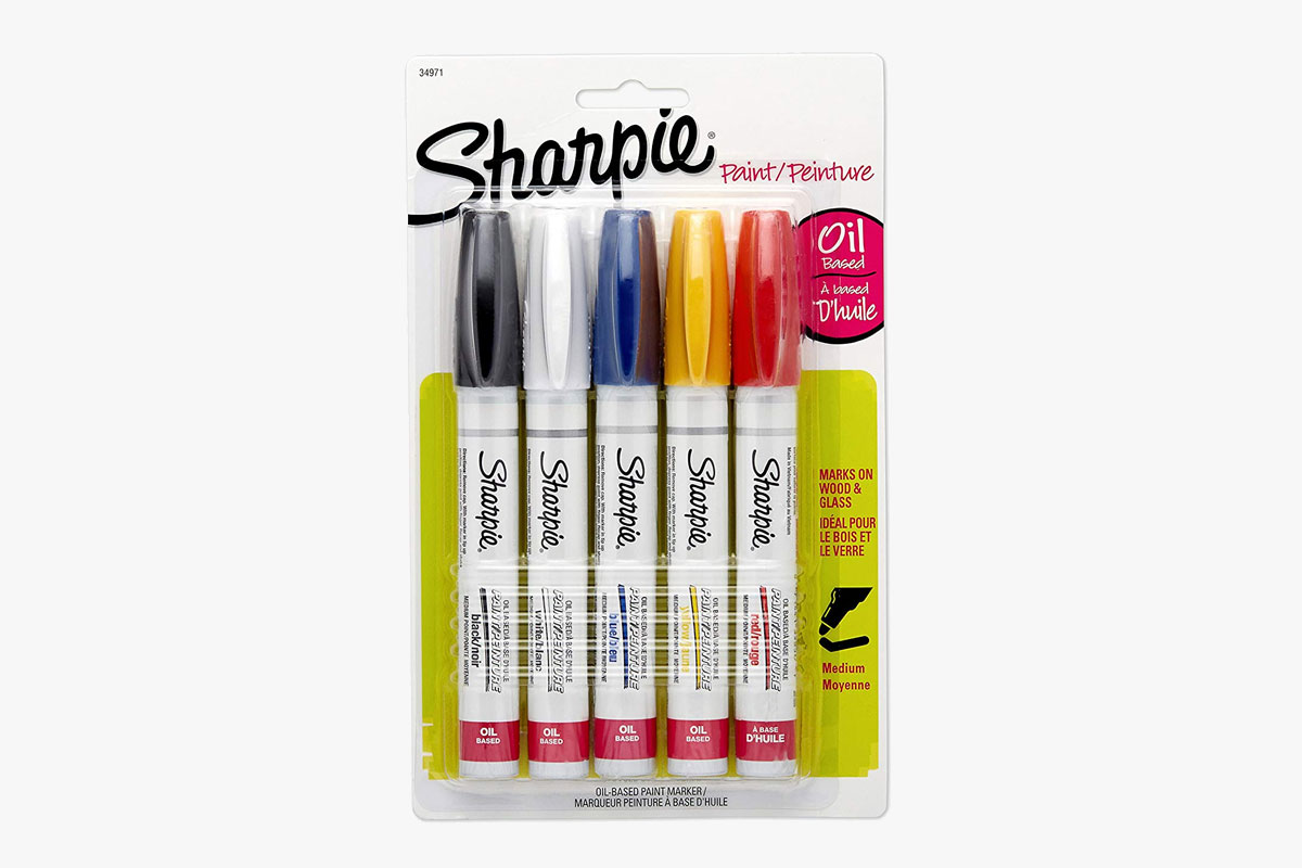Sharpie Oil-Based Paint Markers, Medium Point, Assorted Classic Colors