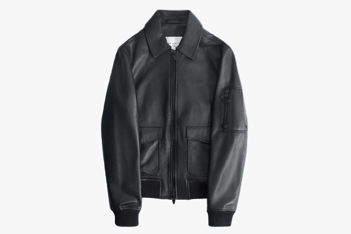 The Arrivals Ford Leather Bomber Jacket