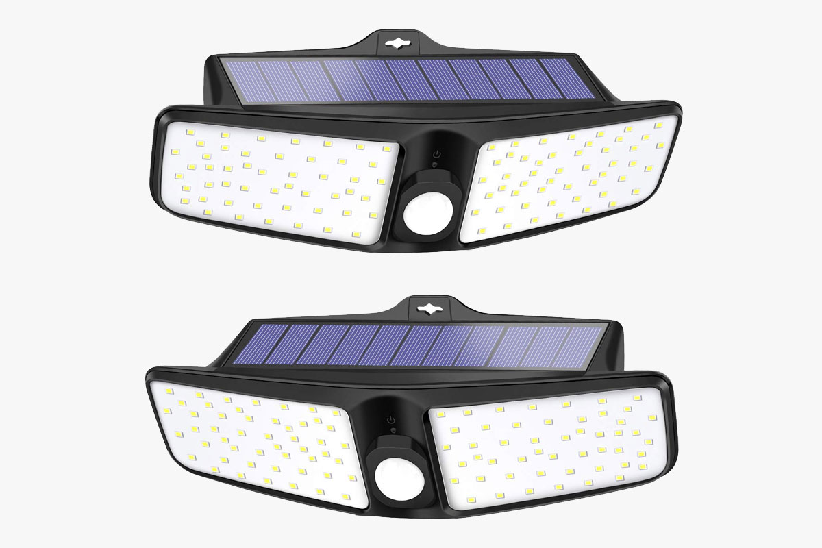 Vosonx Outdoor Solar Lights with Motion Sensor Sensitivity