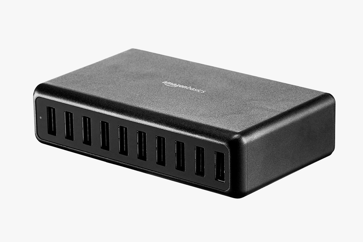 Amazon Basics 10-Port USB Charger