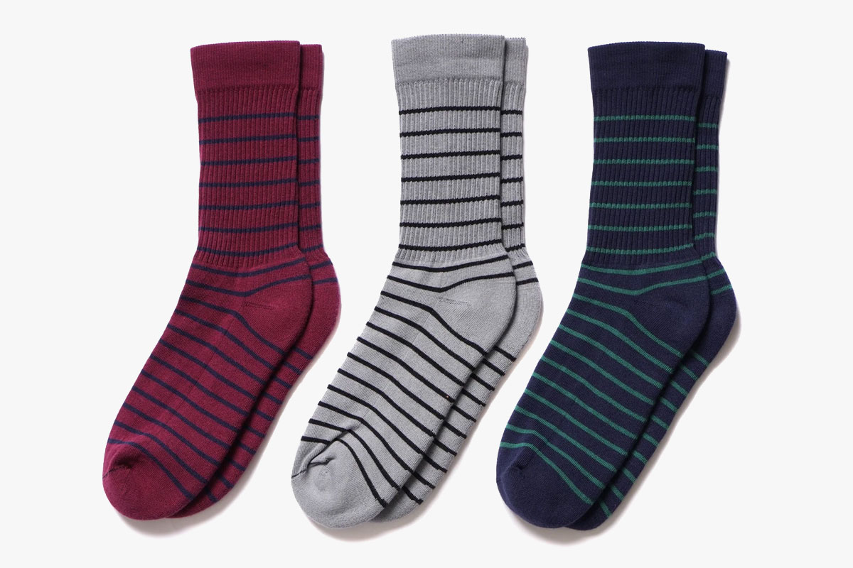 American Trench Thin Stripe Socks