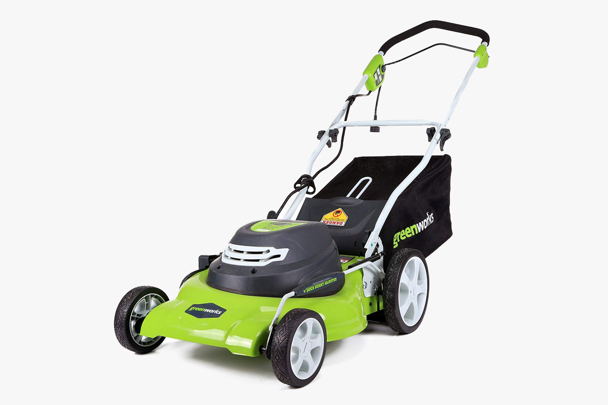 Greenworks 20-Inch Corded Electric Lawn Mower 25022