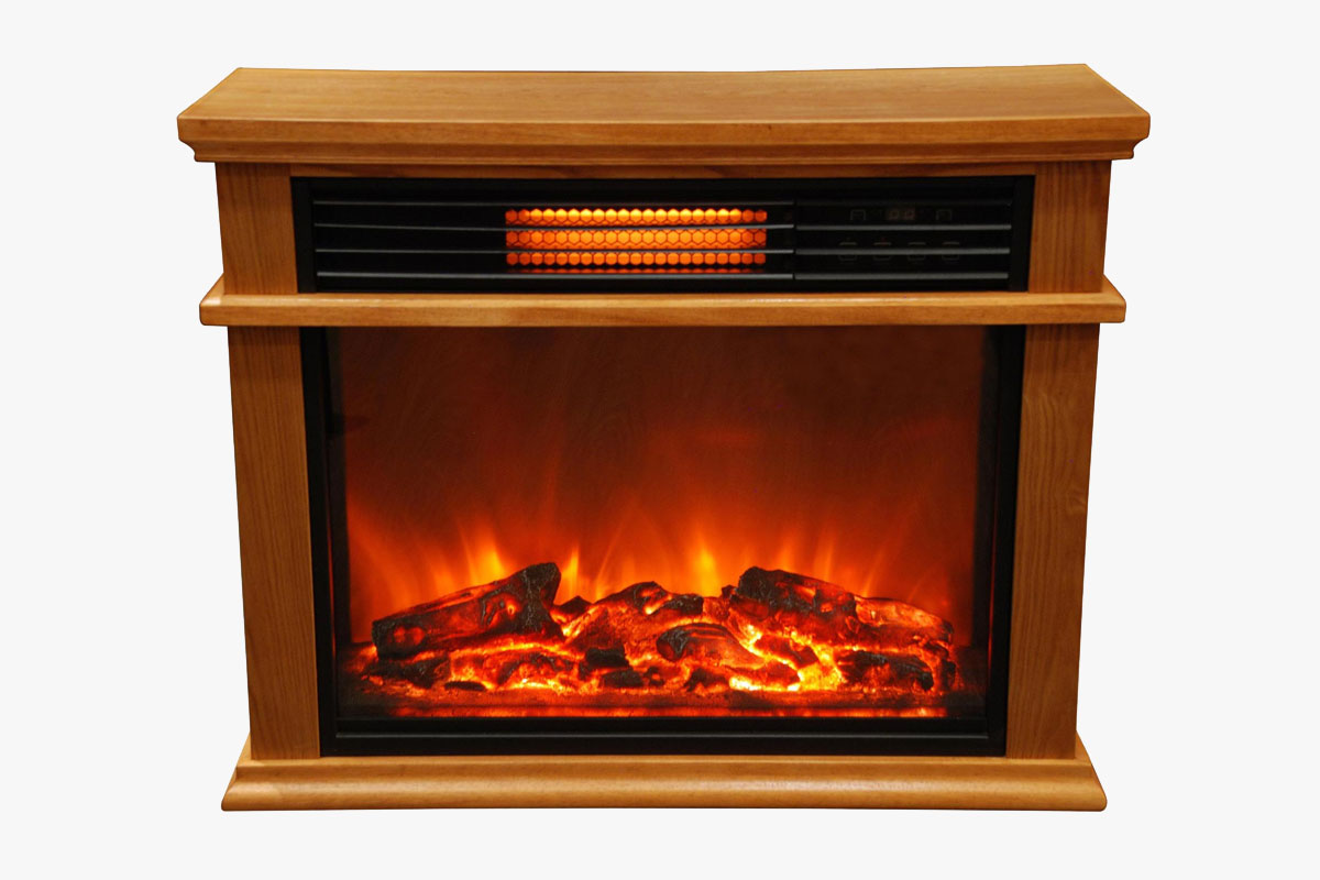 LifeSmart Infrared Quartz Fireplace Heater