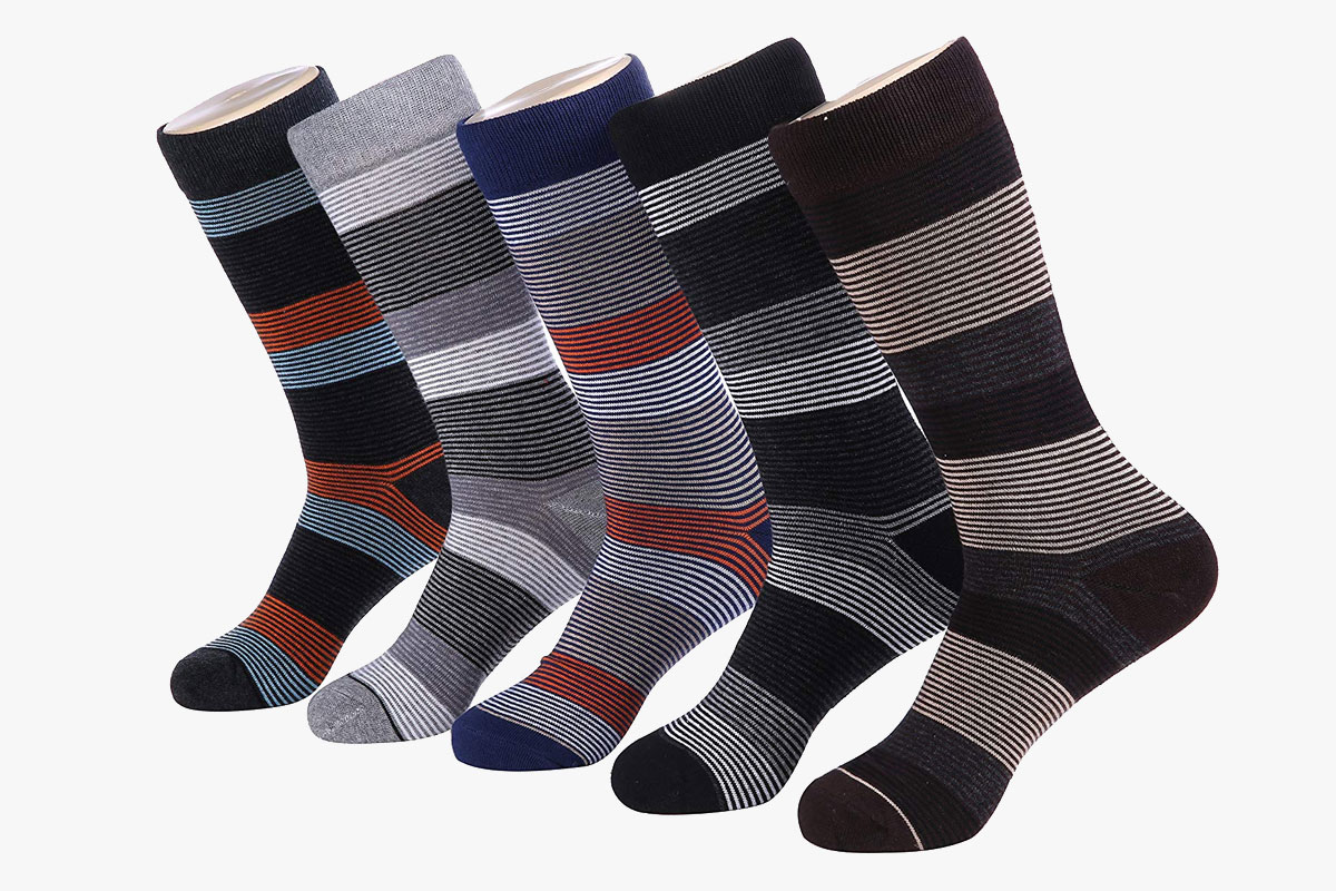 Marino Men’s Patterned Dress Socks