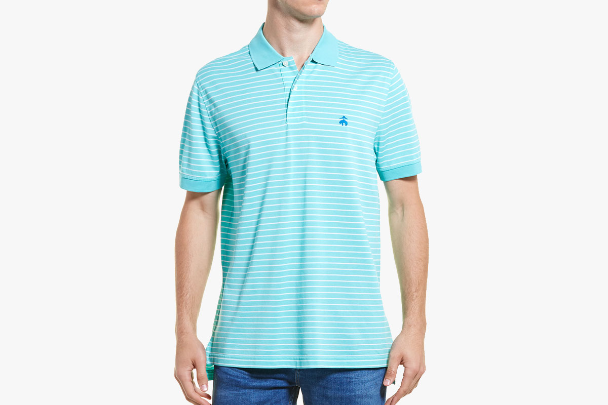 Brooks Brothers Original Fit Bold Stripe Polo Shirt