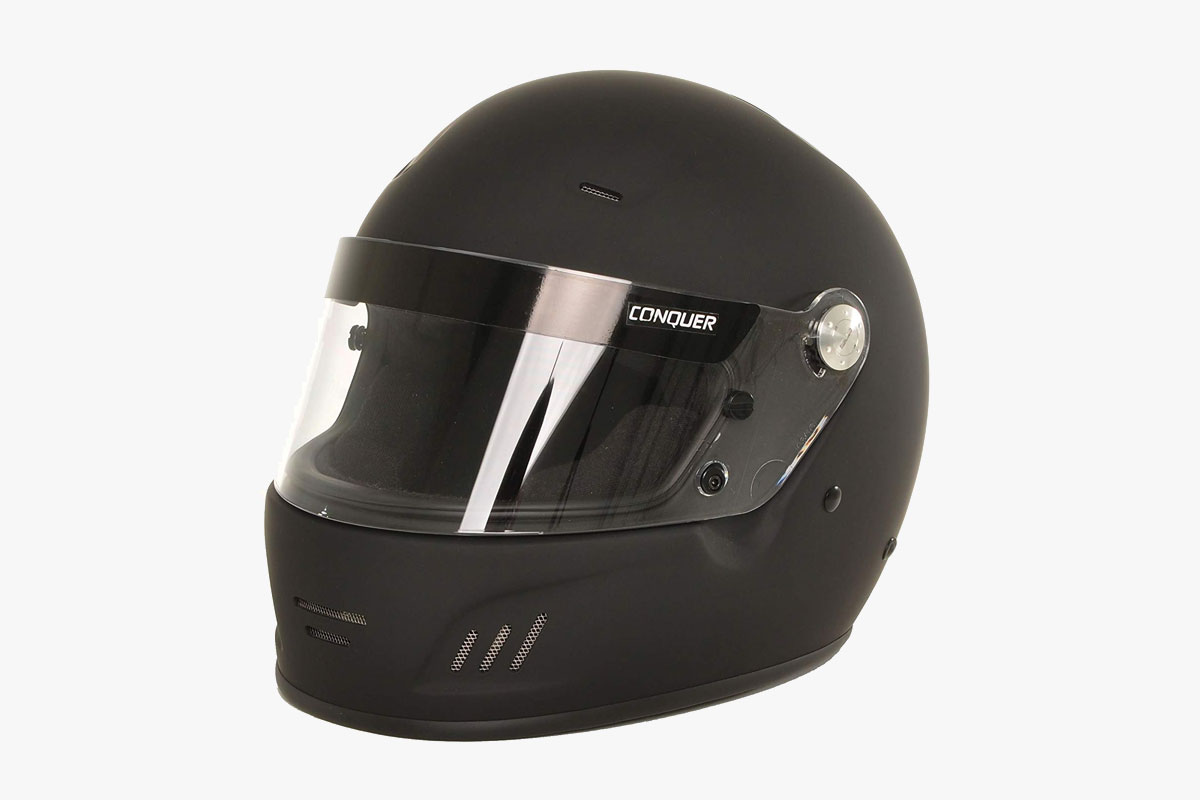 Conquer Snell Auto Racing Helmet