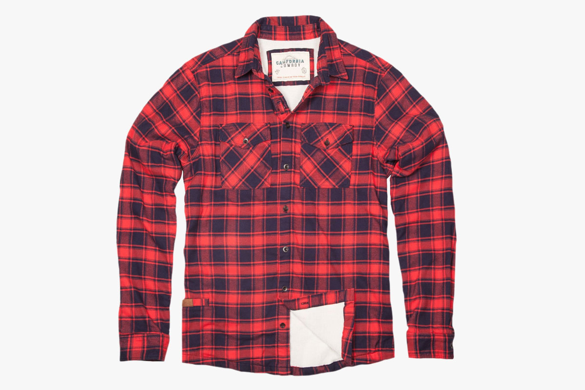 Pandapang Men Plaid Comfort Contrast Color Pocket Flannel Button Down Shirts 