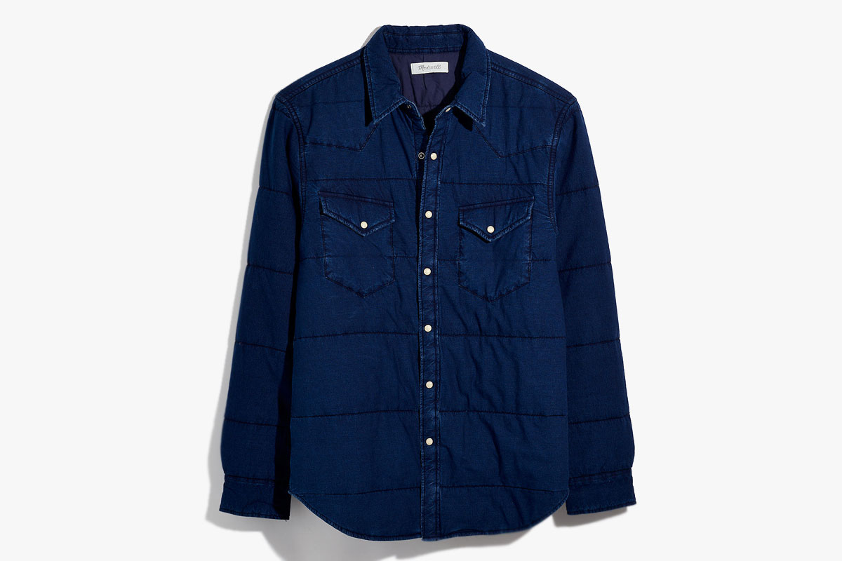 Madewell Men’s Quilted Shirt Jacket