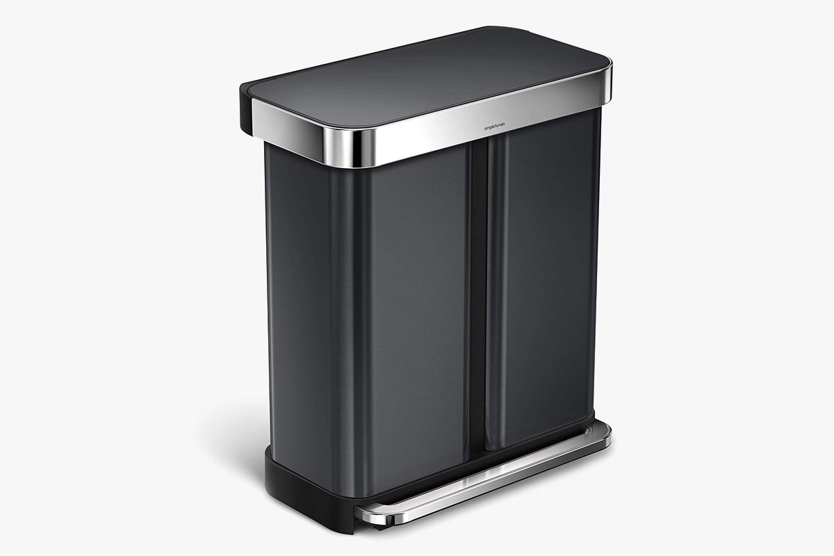 Simplehuman Dual Compartment Step Trash Can