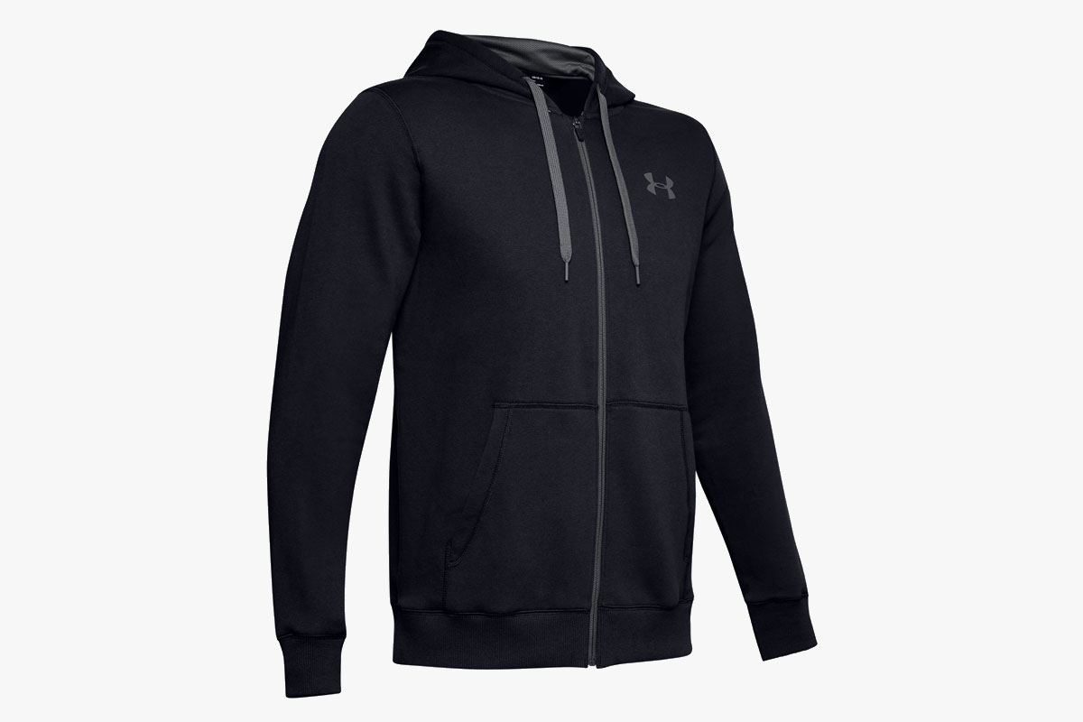 Under Armour Rival Fitted Sports Hooded Jacket