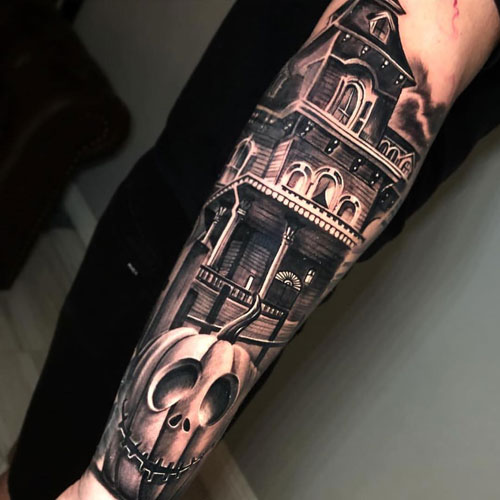 The Perfect Forearm Design for People Who Love Halloween
