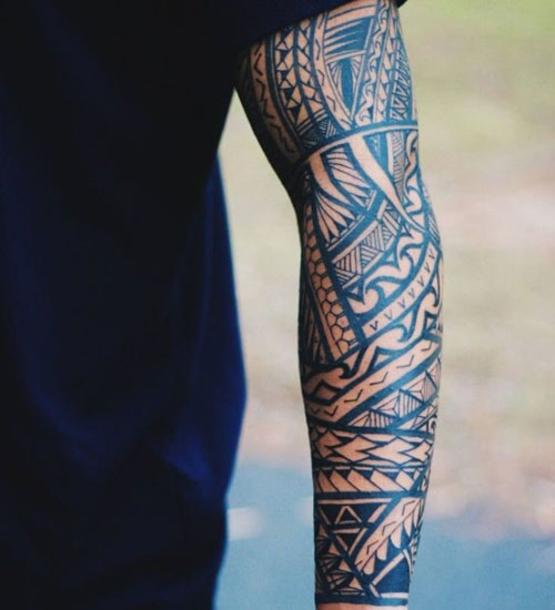 Tribal Line Work for Forearm Tattoo