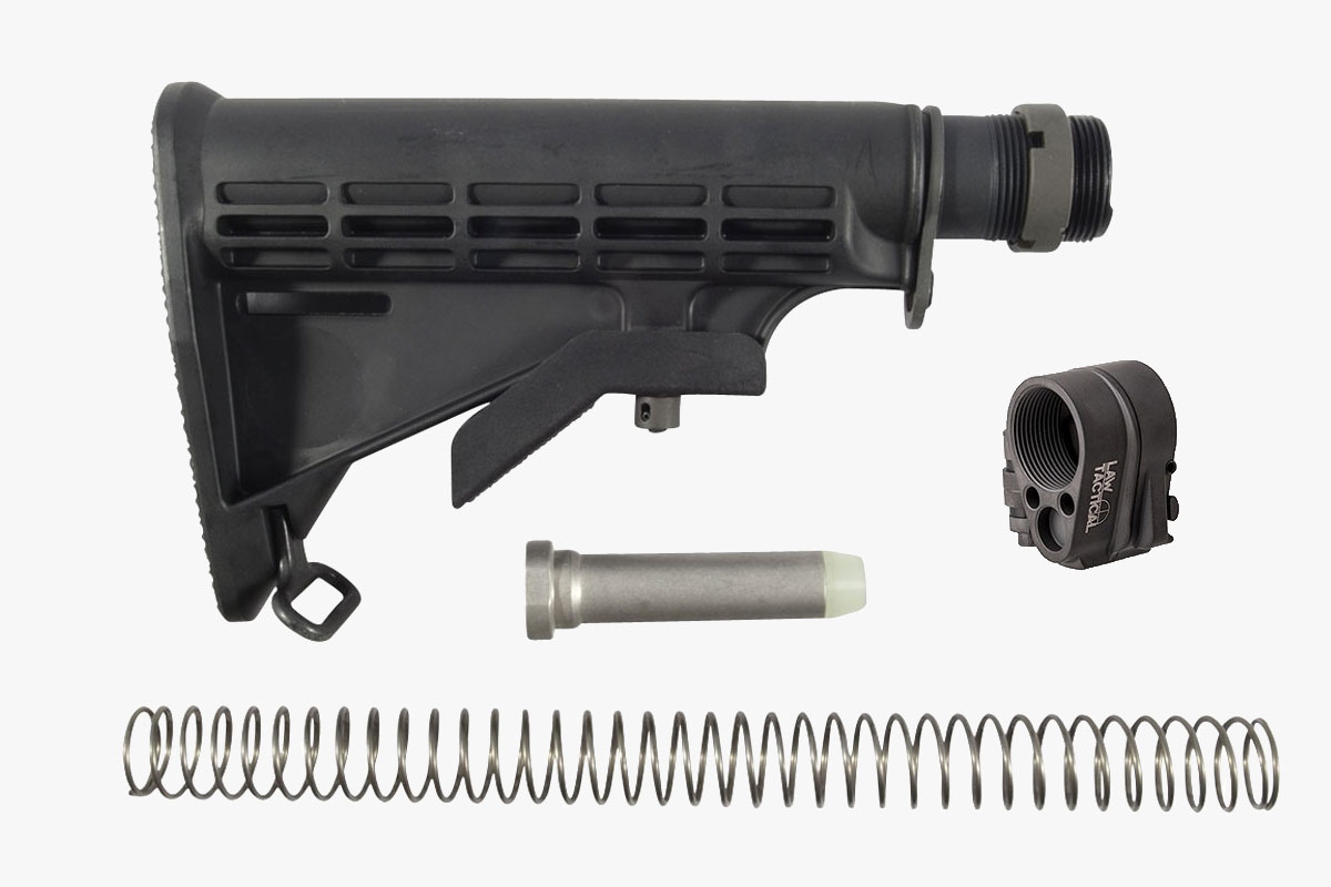 Law Tactical AR-15 Gen 3 Folding Stock Adapter w/ M4 Stock Assembly