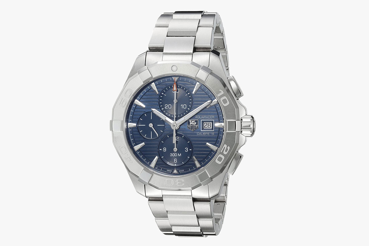 TAG Heuer Men's 'Aquaracer' Swiss Automatic Stainless Steel Dress Watch