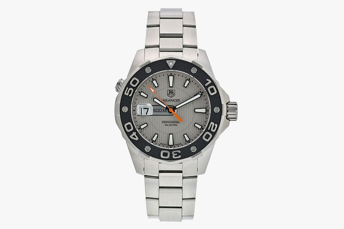 TAG Heuer Men's WAJ1111.BA0870 Aquaracer 500M Quartz Watch