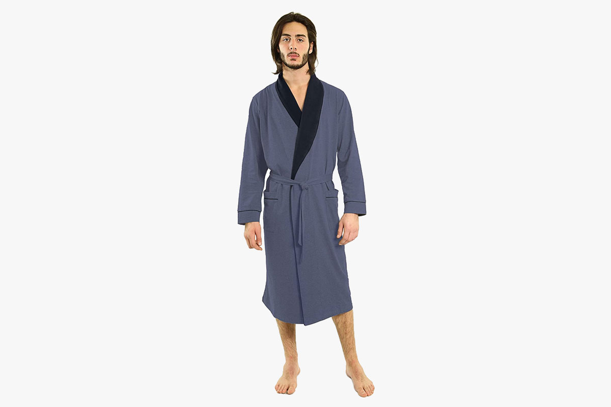 Yugo Sport Mens Lightweight Kimono Wrap Robe