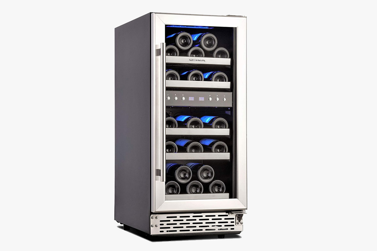 Phiestina 15 Inch Dual Zone Wine Cooler Refrigerator