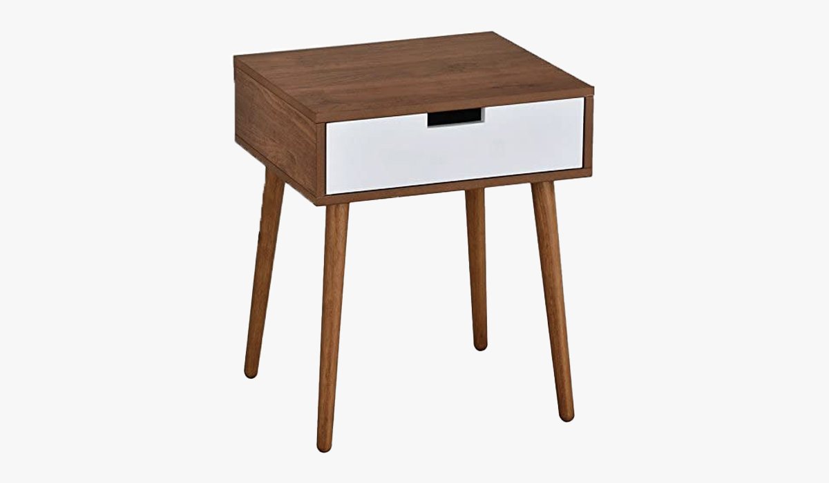 ehomeproducts end table nightstand with drawer