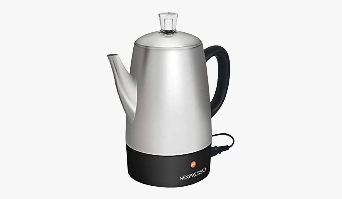 mixpresso 10-cup electric coffee percolator 