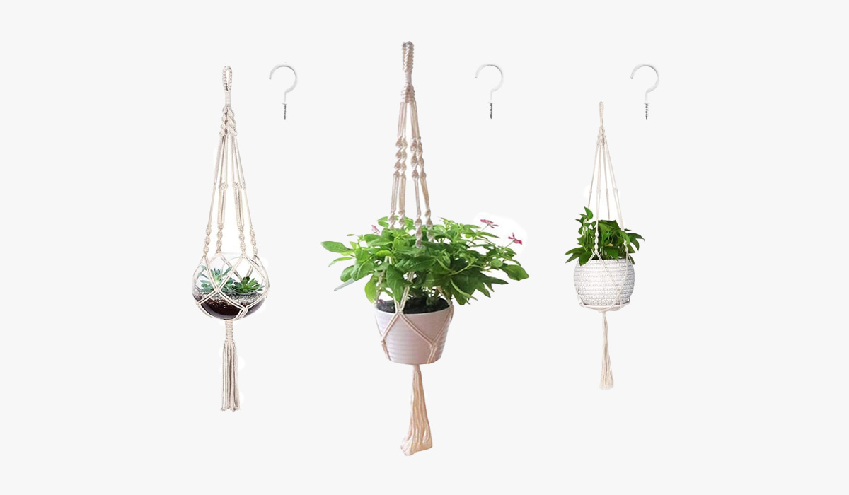 aomgd macrame plant hangers and hooks