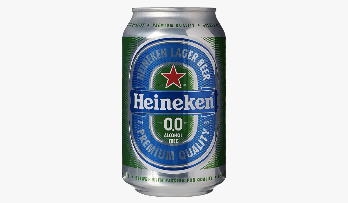 heineken case of 24 cans non-alcoholic beer