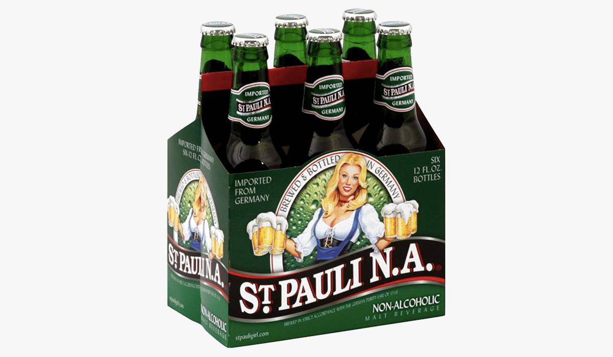 st pauli 6-pack non-alcoholic beer 