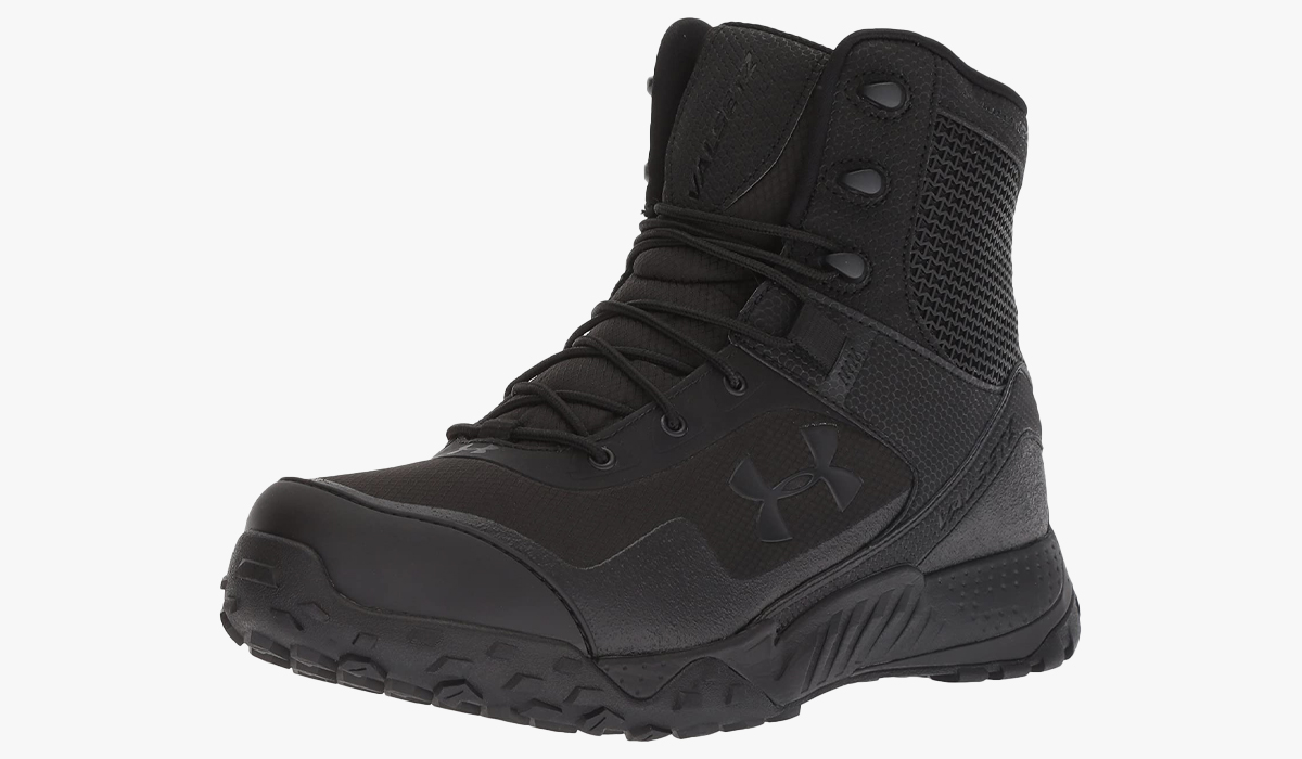 under armour military tactical all-black boot for men
