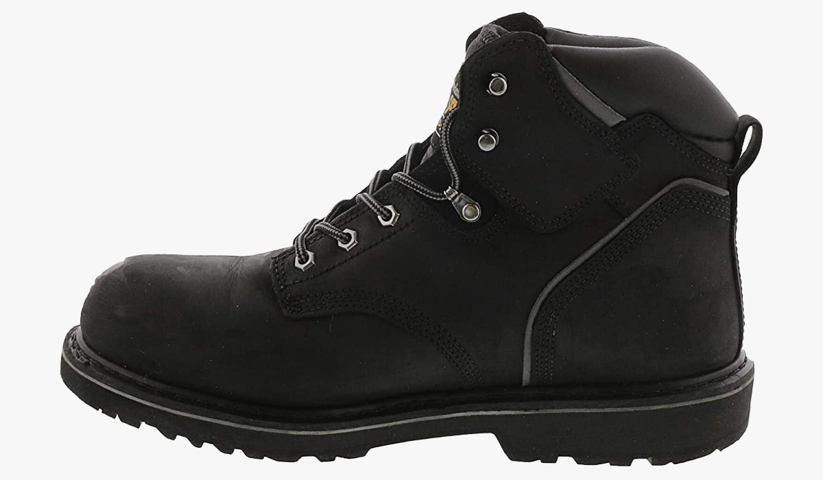 timberland pro 6in pit boss steel toe all-black boot for men