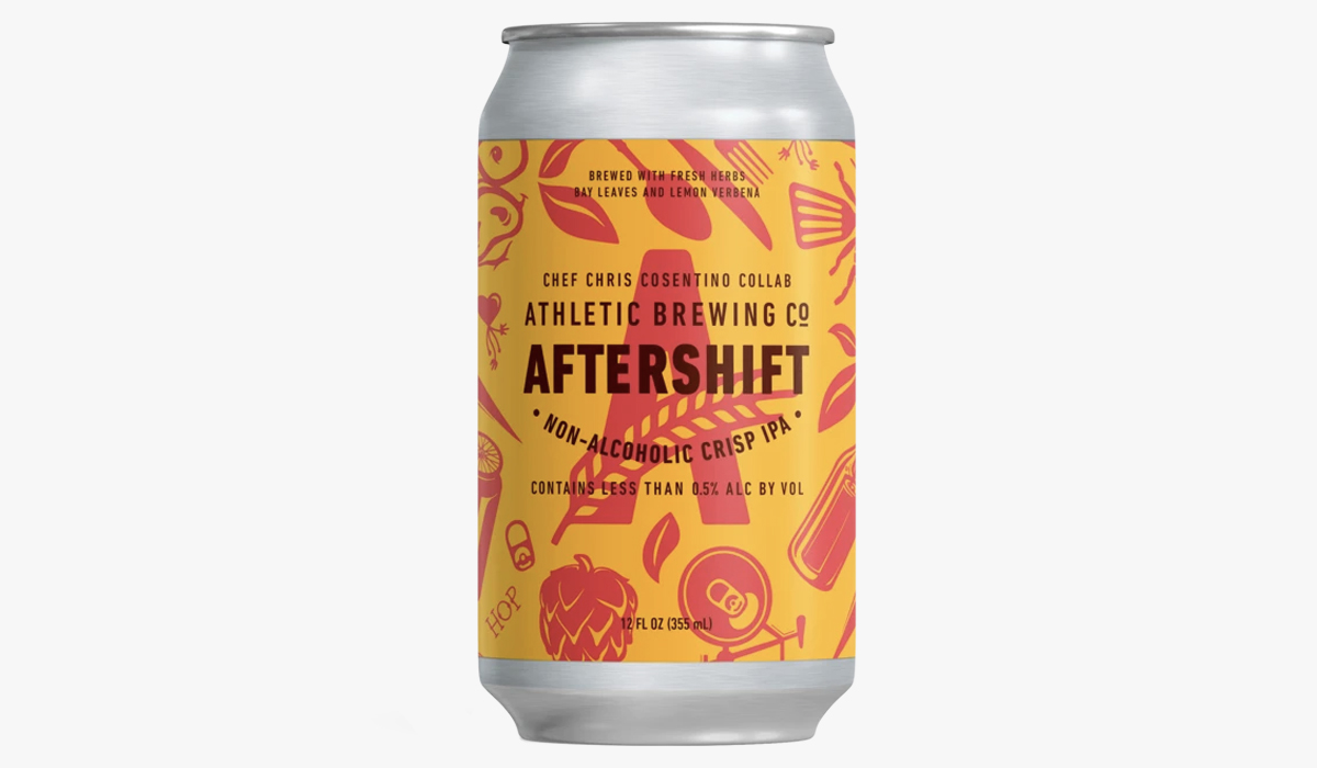 aftershift ipa 6-pack non-alcoholic beer