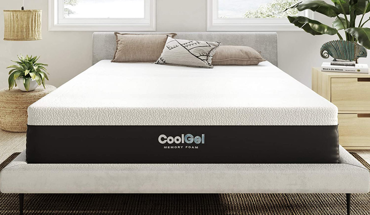 cool gel ventilated gel memory foam mattress