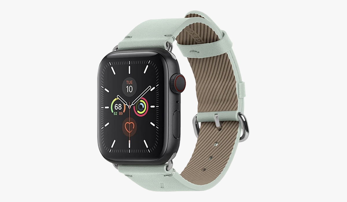 native union classic strap for apple watch in sage leather