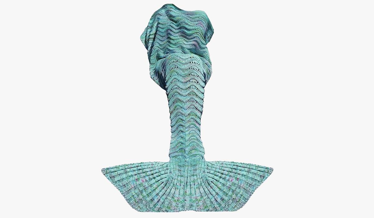 fu store mermaid tail blanket