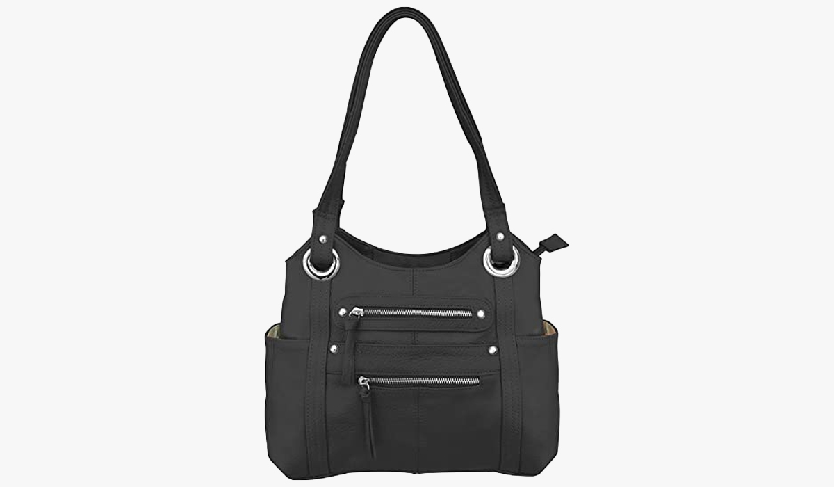 roma leathers locking concealed carry purse 
