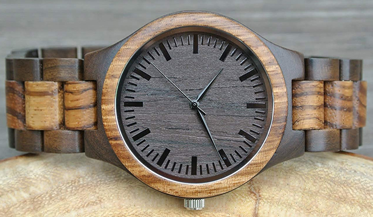 cosvog custom engraved wooden watches for men