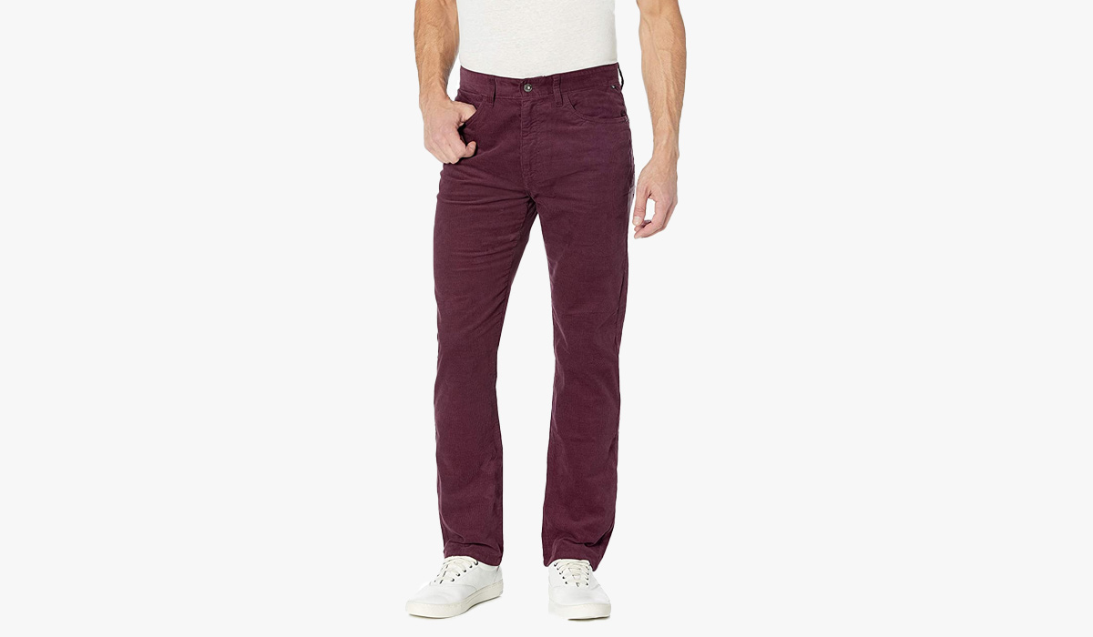 nautica men's 5 pocket stretch corduroy pants 