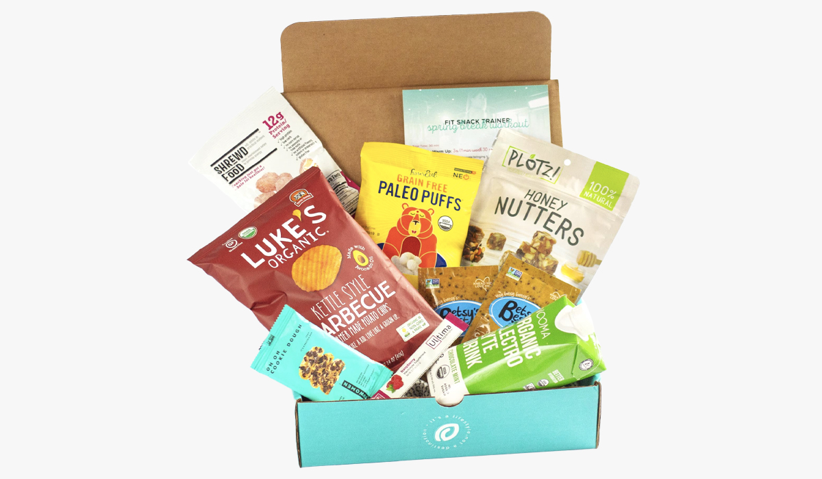 fit snack healthy snack gift subscription box for men