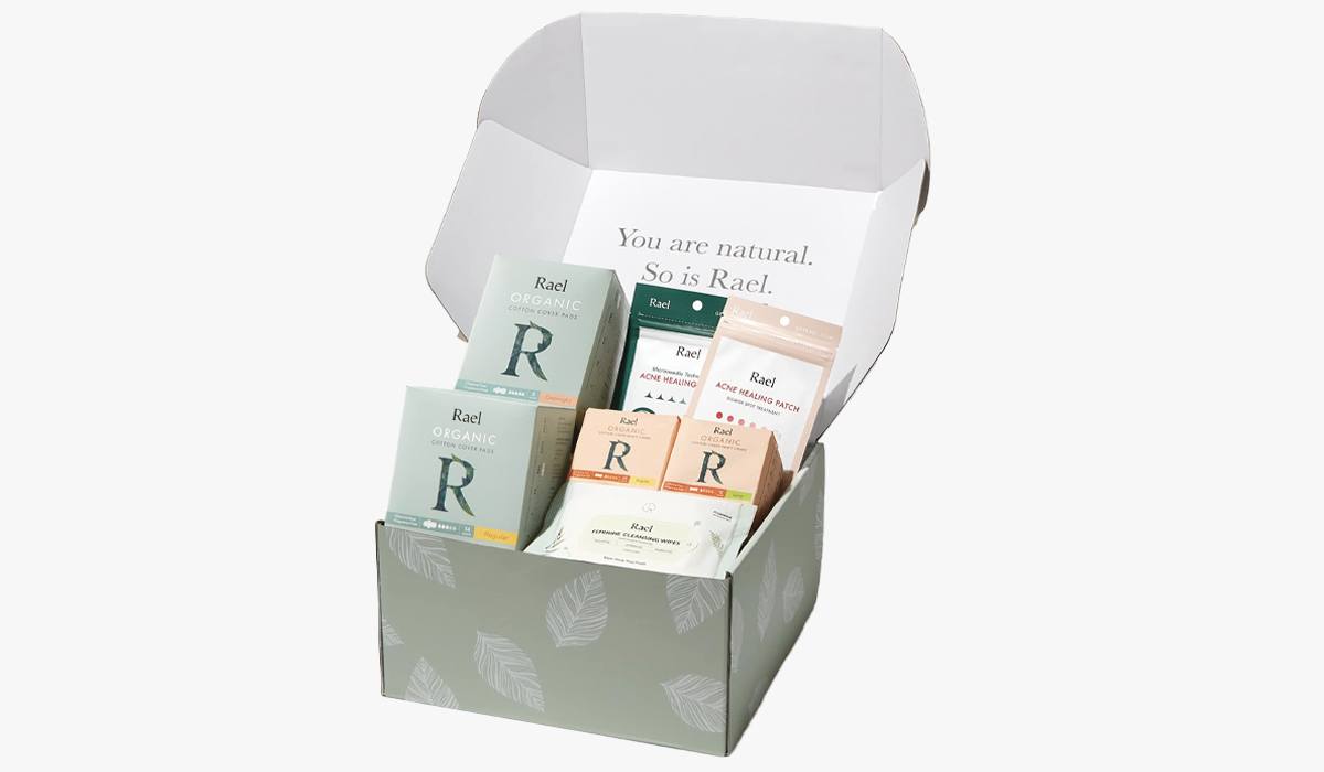 rael inc. period care gift subscription box for women
