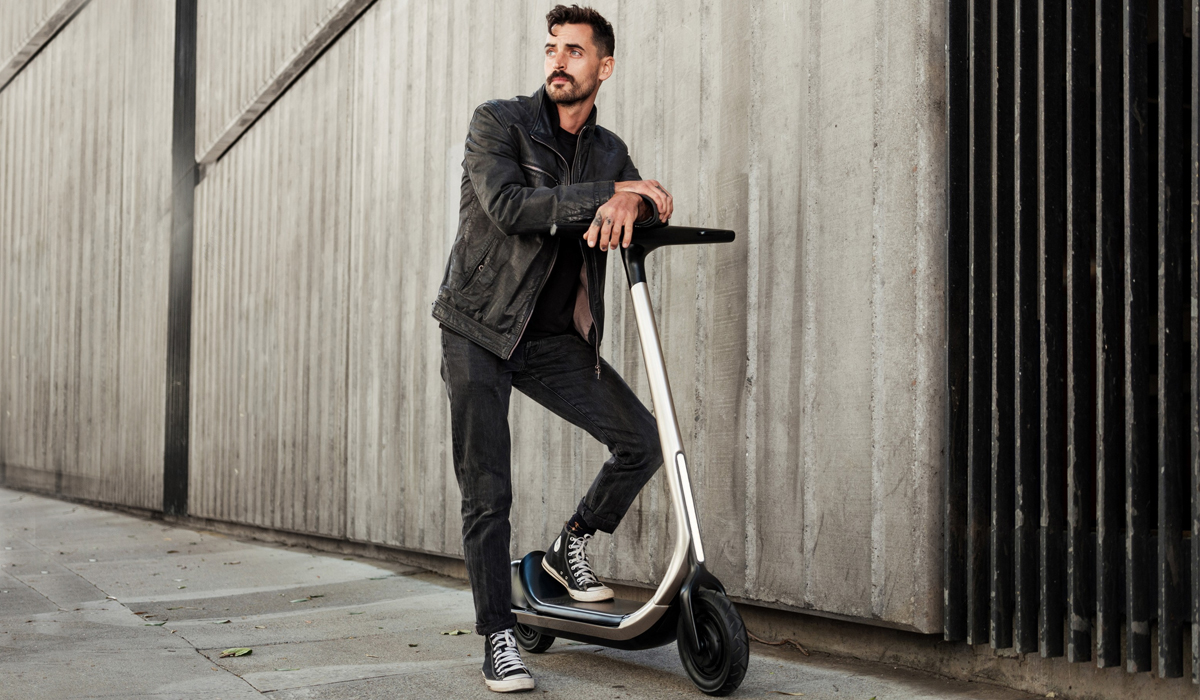 carbon fiber 3d printed electric scooter